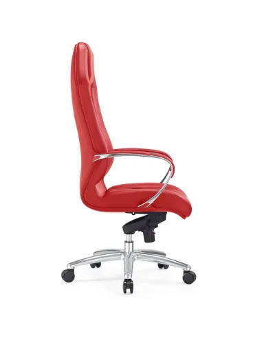 Кресло F103 RE для руководителя, красное