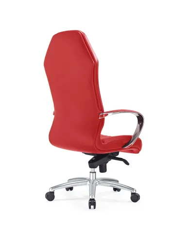 Кресло F103 RE для руководителя, красное