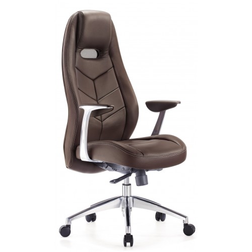 Кресло F102 BRE для руководителя, коричневое