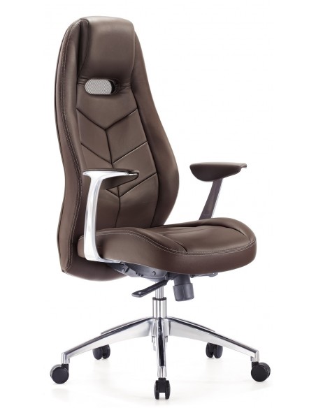 Кресло F102 BRE для руководителя, коричневое