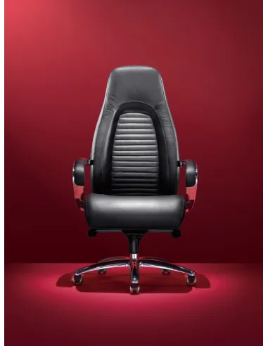 Кресло F168 BE для руководителя, черное