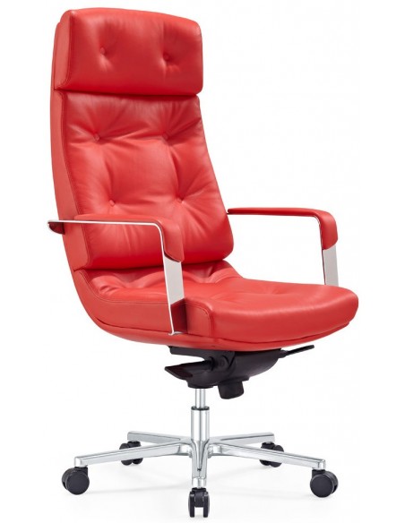 Кресло F133 RL для руководителя, кожаное