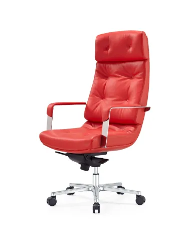 Кресло F133 RL для руководителя, кожаное