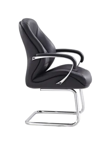Кресло F381 BE для посетителя, черное