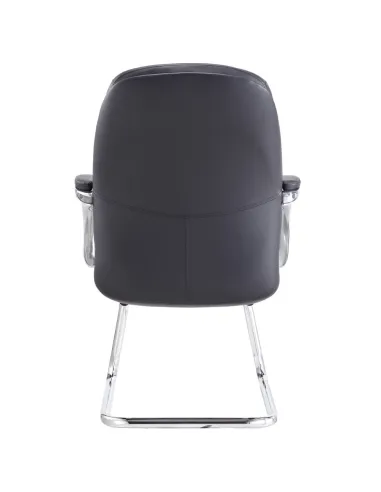 Кресло F381 BE для посетителя, черное
