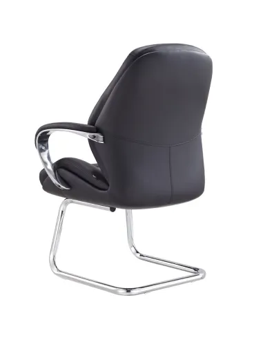 Кресло F381 BE для посетителя, черное