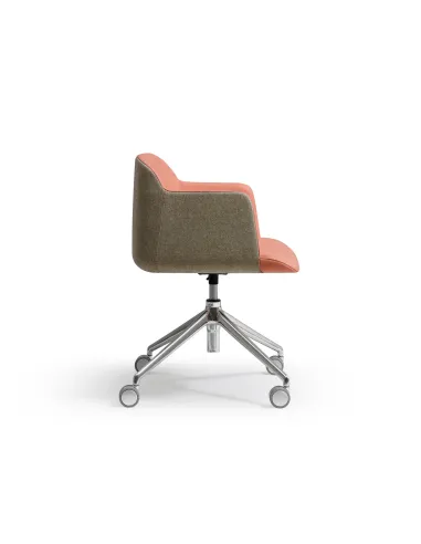 Кресло QUINTI SEDUTE DEEP для посетителей, тканевое