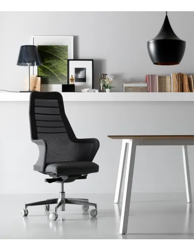 Кресло QUINTI SEDUTE MISS MESH для руководителя, тканевое