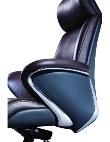 Кресло YS-1605A, для руководителя, кожаное