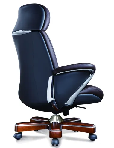 Кресло YS-1605A, для руководителя, кожаное