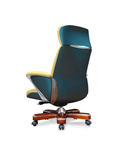 Кресло YS-1605A, для руководителя, кожаное