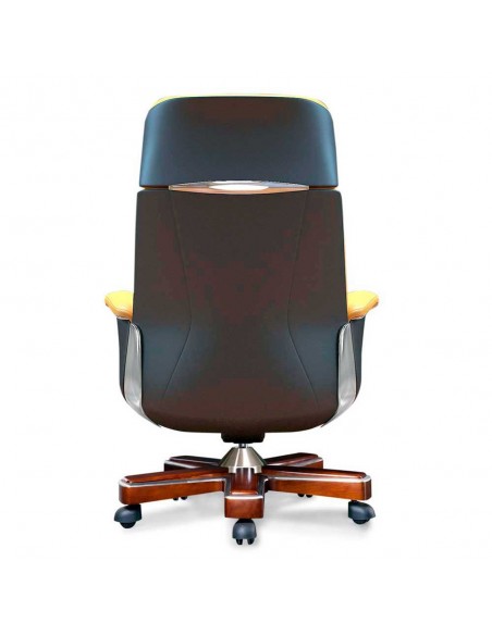 Кресло YS-1605A, для руководителя, кожаное