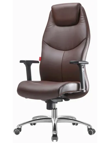 Ергономічне крісло керівника F195 BRE - Купити ергономічне крісло керівника, коричневого кольору. Ціна в Києві, Харкові