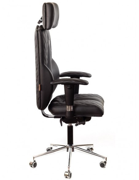 Кресло для руководителя, ортопедическое Kulik-System Business черное