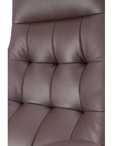 Кресло F1617 BRL для руководителя, кожаное