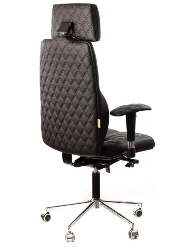 Кресло для руководителя, ортопедическое Kulik-System Business черное