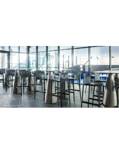 Стул барный PEDRALI VOLT 678 графитовый