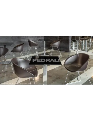 Стул PEDRALI GLISS 930 кожаное