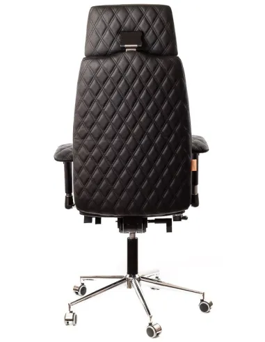 Кресло для руководителя, ортопедическое Kulik-System Business черное