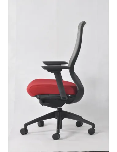 Кресло KRESLALUX IN-POINT GREY-RED эргономичное