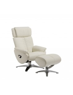 Кресло-реклайнер ALPHA 109, кожаное 2