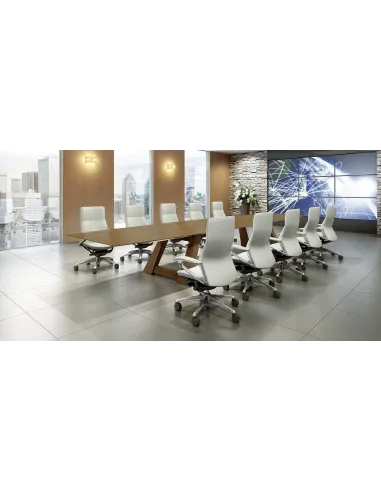 Кресло OKAMURA LEGENDER для руководителя, люкс класса, кожаное