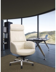 Кресло MY-6085 для руководителя, кожаное 2