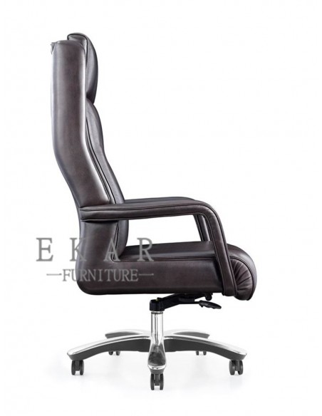 Кресло MY-6015-HL для руководителя, кожаное
