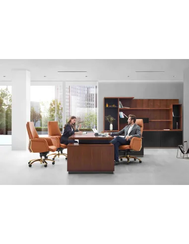 Кресло FORBES LB для руководителя, премиум-класса, кожаное