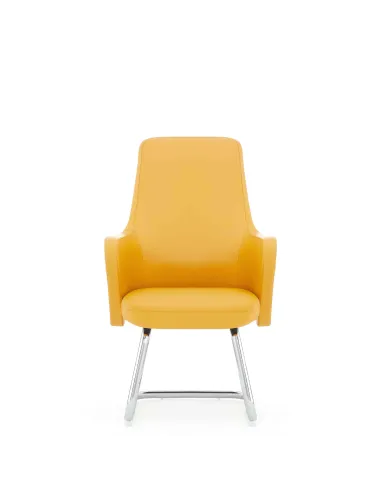 Кресло FLOYD для посетителя, кожаное