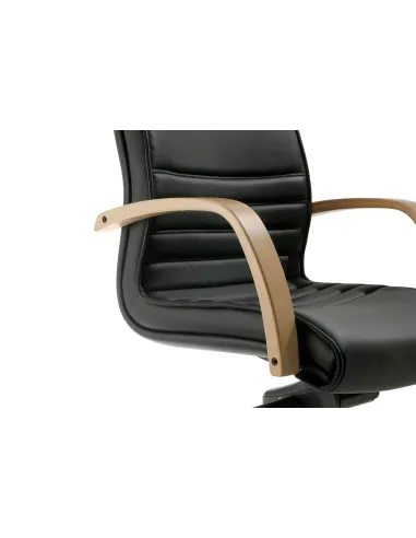 Кресло QUADRIFOGLIO DAMA для руководителя, кожаное