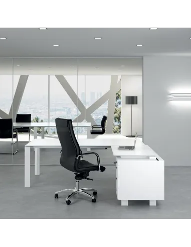 Кресло QUADRIFOGLIO DAMA для руководителя, кожаное