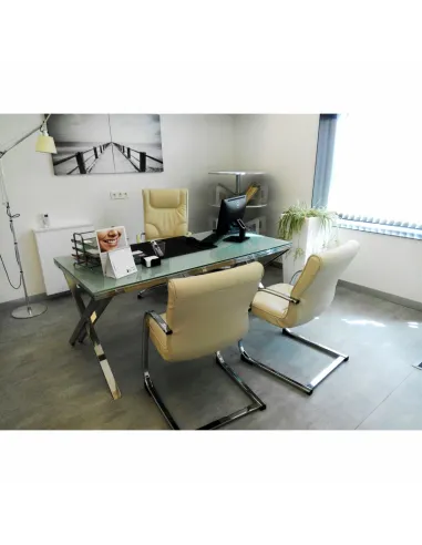 Кресло DILE BOSS для руководителя, кожаное