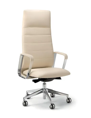 Кресло QUADRIFOGLIO DIRECTA для руководителя, кожаное