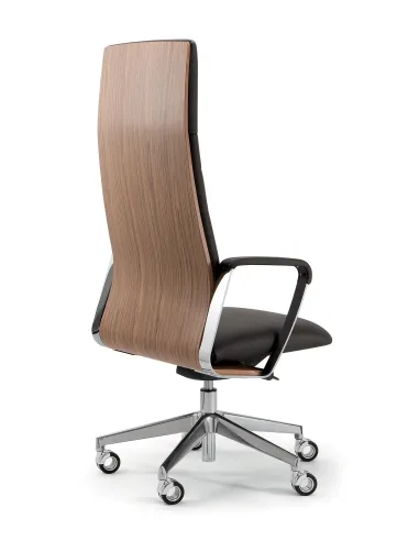 Кресло QUADRIFOGLIO DIRECTA для руководителя, кожаное