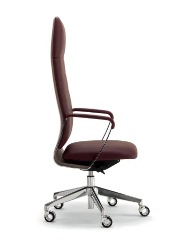 Кресло QUADRIFOGLIO DIRECTA для руководителя, кожаное