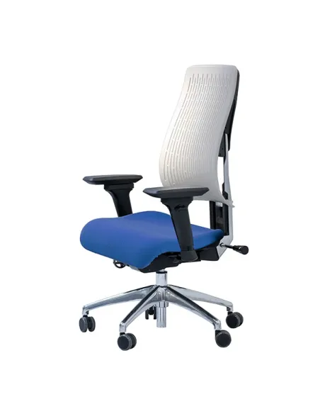 Кресло TRULY grey/blue, эргономичное, Тайвань, гарантия 1 год, 120 кг | Kreslalux