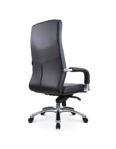 Кресло SITZONE CH-209A для руководителя, кожаное, черное