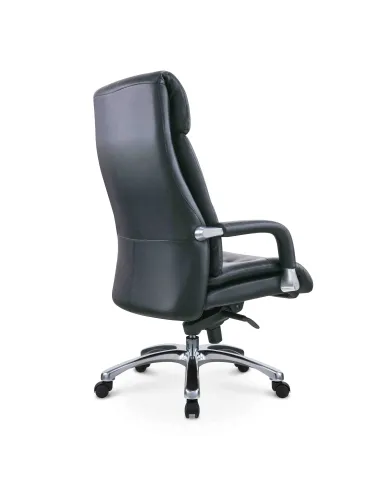 Кресло SITZONE CH-211A для руководителя, кожаное, черное