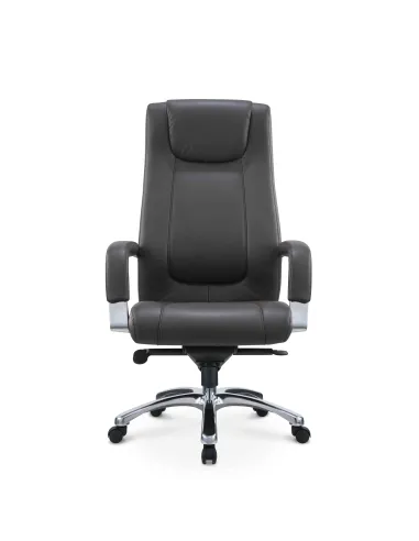 Кресло SITZONE CH-209A для руководителя, кожаное, темно-коричневое