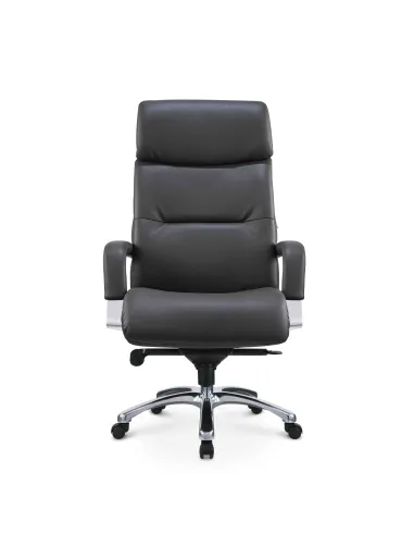 Кресло SITZONE CH-211A для руководителя, кожаное, темно-коричневое