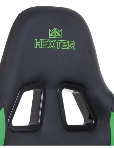 Кресло HEXTER ML R1D TILT PL70 ECO/01 BLACK/GREEN геймерское