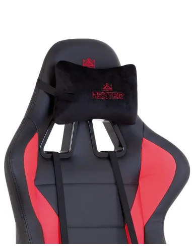 Кресло HEXTER ML R1D TILT PL70 ECO/01 BLACK/RED геймерское