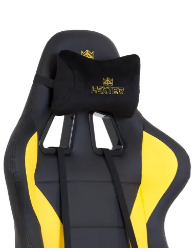 Кресло HEXTER ML R1D TILT PL70 ECO/01 BLACK/YELLOW геймерское