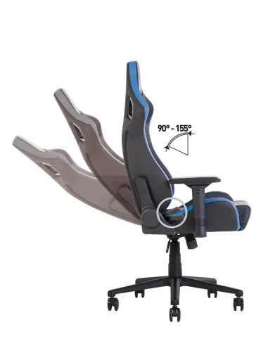 Кресло HEXTER PRO R4D TILT MB70 ECO/01 BLACK/BLUE геймерское