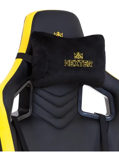 Кресло HEXTER PRO R4D TILT MB70 ECO/01 BLACK/YELLOW геймерское