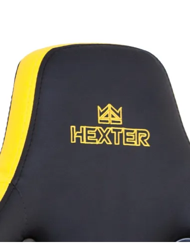 Кресло HEXTER PRO R4D TILT MB70 ECO/01 BLACK/YELLOW геймерское