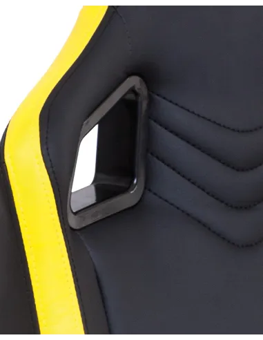 Кресло HEXTER PRO R4D TILT MB70 ECO/01 BLACK/YELLOW геймерское
