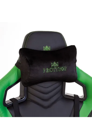 Кресло HEXTER PRO R4D TILT MB70 ECO/02 BLACK/GREEN геймерское