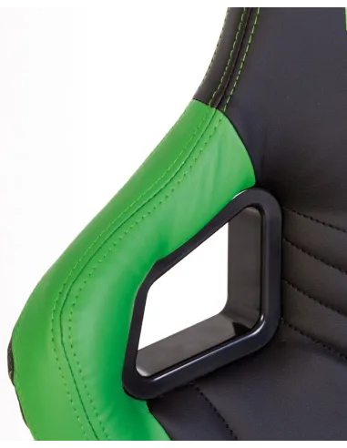 Кресло HEXTER PRO R4D TILT MB70 ECO/02 BLACK/GREEN геймерское